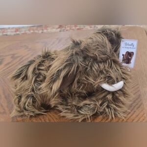 NWT Woolly the Woolly Mammoth Stuffed Animal - Brown
